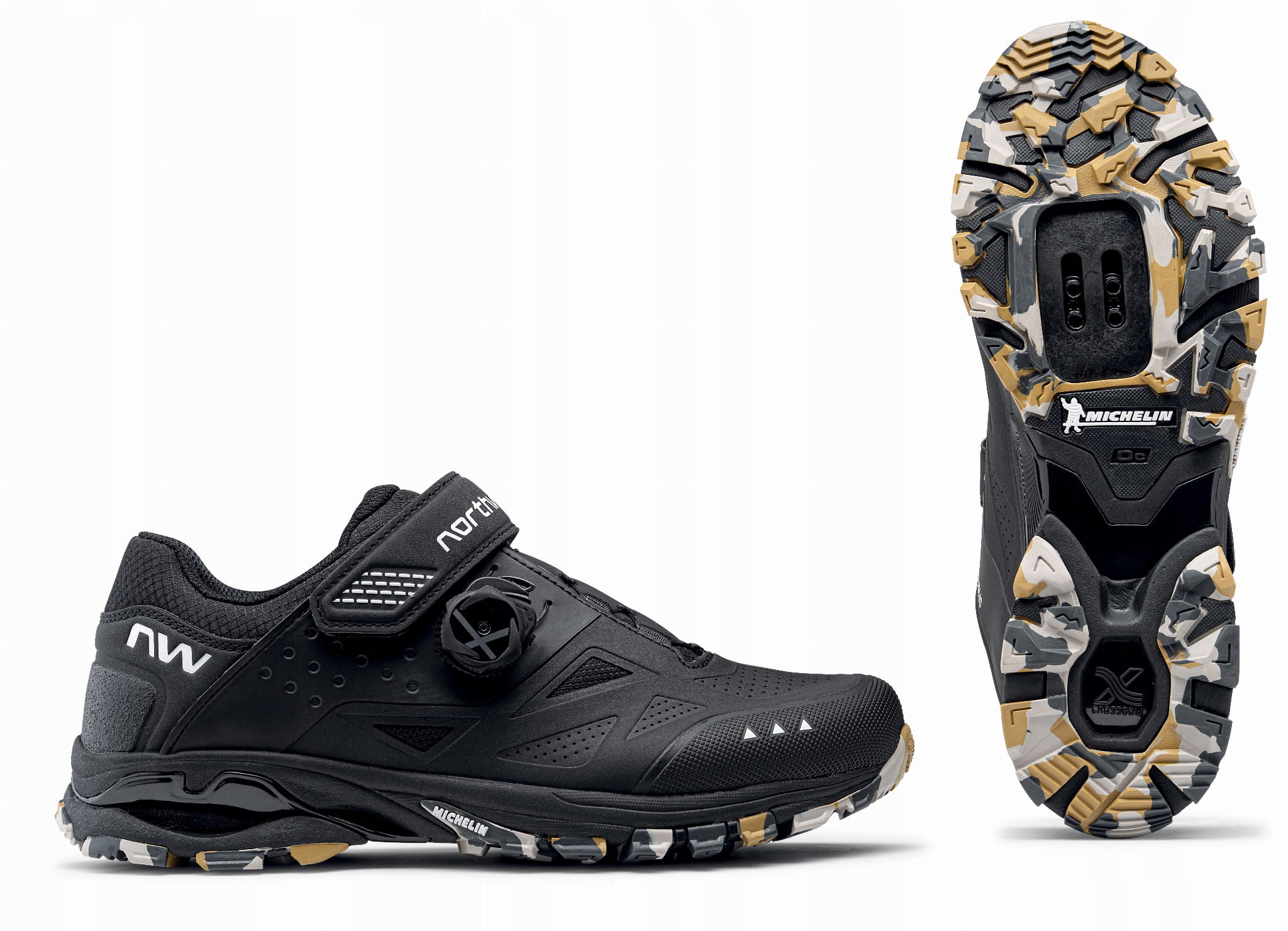 Buty Rowerowe Northwave Spider Plus 3 Black Camo Sole Rozmiar 42