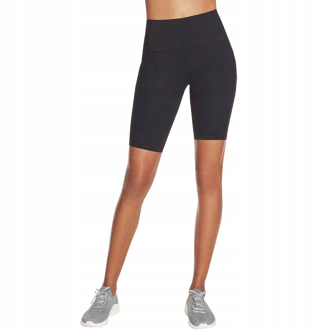 Skechers Go Walk High Waisted Bike Short (s) Kraťasy Nylon Černá