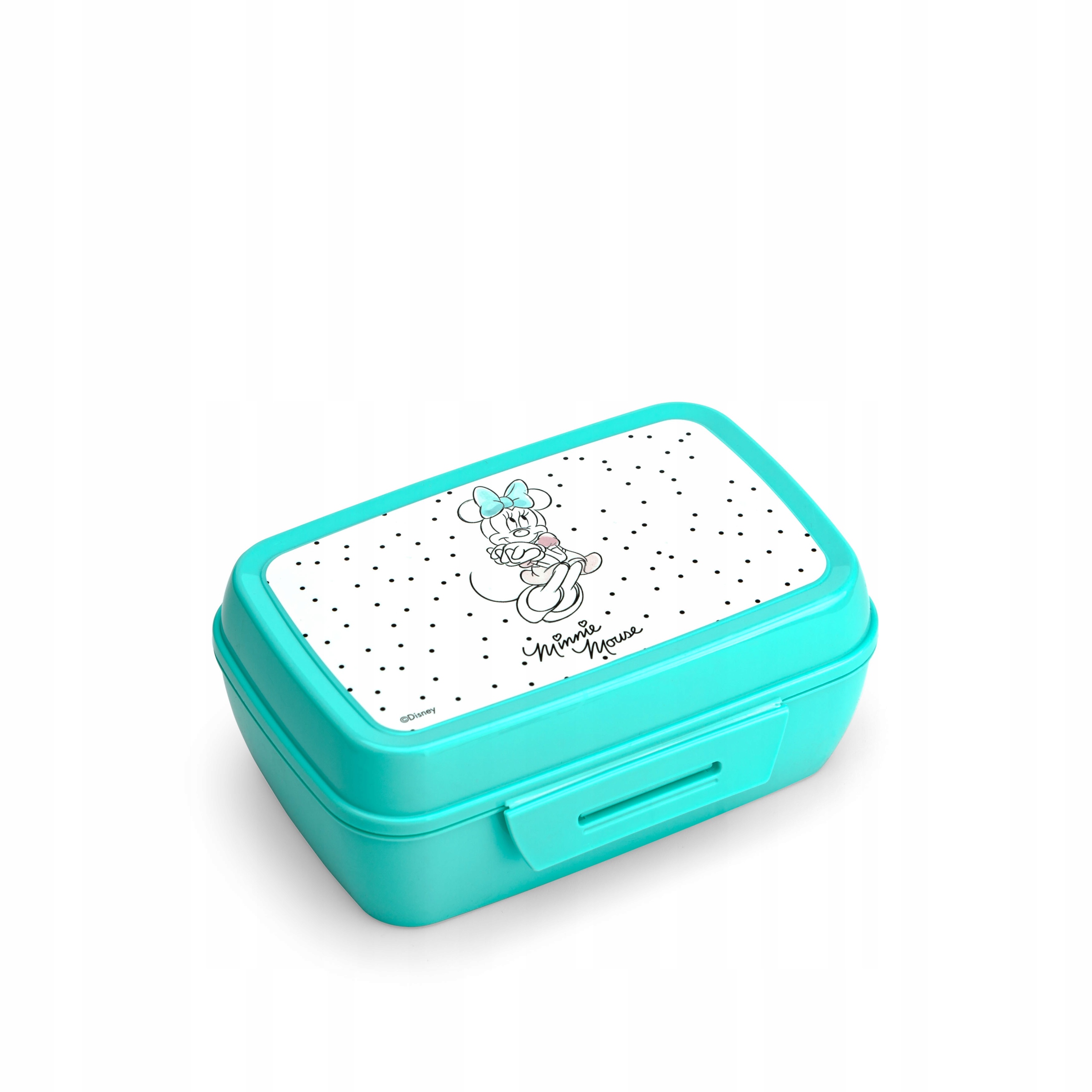 

Duża Śniadaniówka Lunch Box Turkus Myszka Minnie