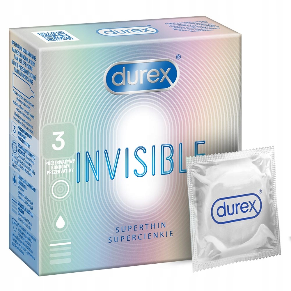 

Durex Invisible bliskość 3 szt cienkie