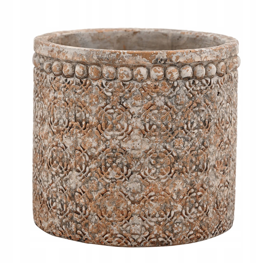 DONICZKA BRĄZOWA WZORY POSTARZANA 16x17 ZŁOTA