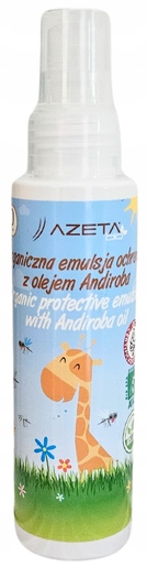 AZETA BIO ORGANICZNA EMULSJA OCHRONNA NA KOMARY I MESZKI 100 ML