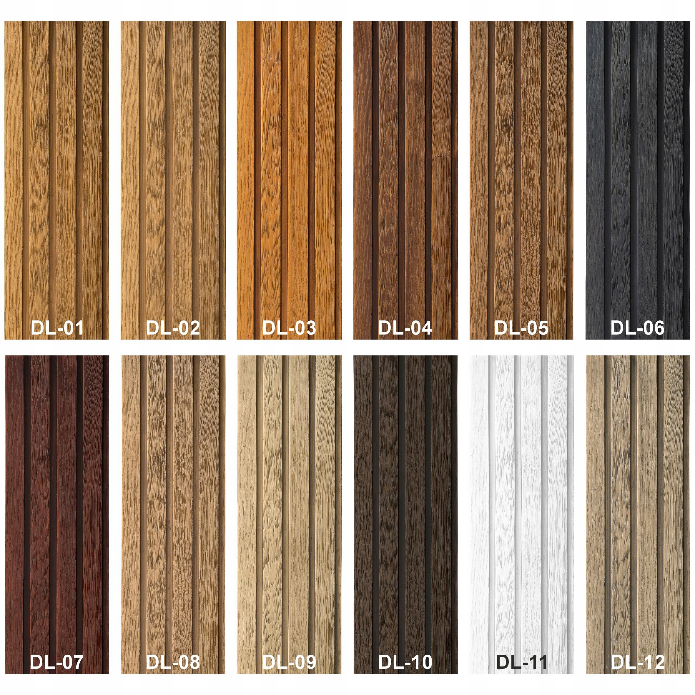 Lamele elewacyjne kolory PRÓBKI ELEWACJAPLUS