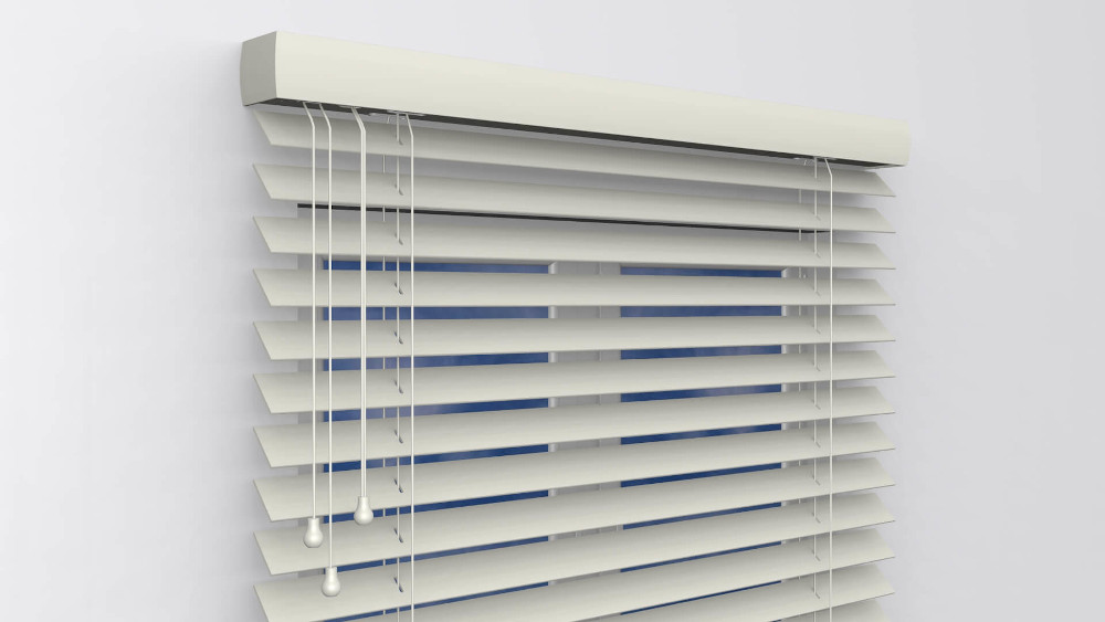 ŻALUZJE BIAŁY DREWNIANE 50mm 230x60 Szerokość żaluzji 60 cm