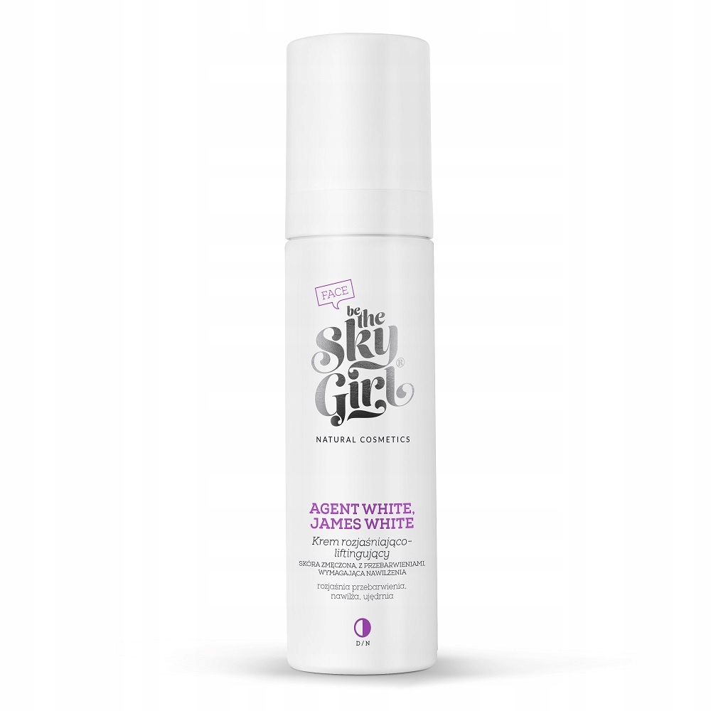 Rozjasňující liftingový krém Agent James White Be The Sky Girl 50 ml