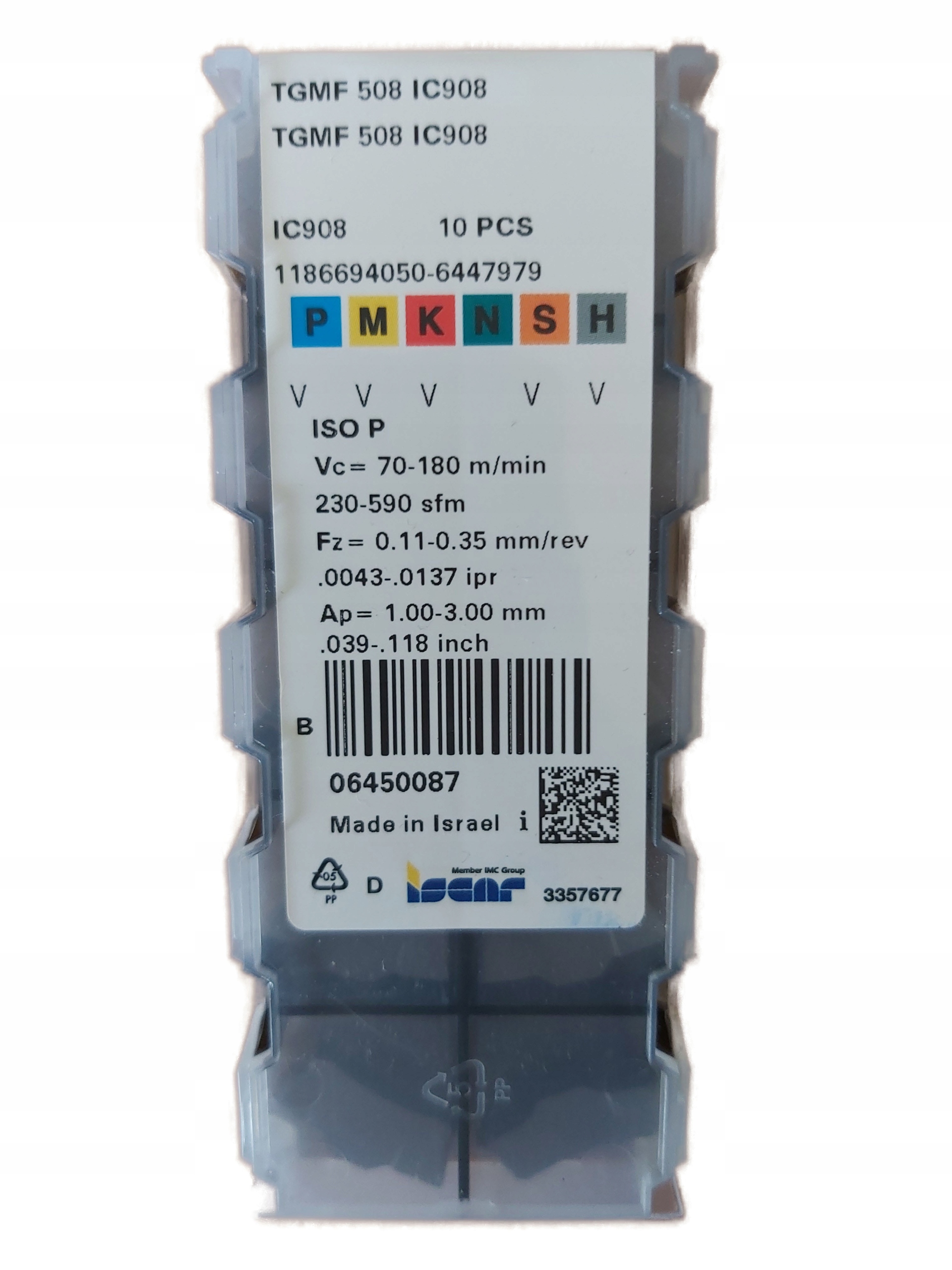 Płytka TGMF 508 IC908 ISCAR