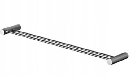 Věšák na ručník dvojitý černý gun metal S951-888 cersanit