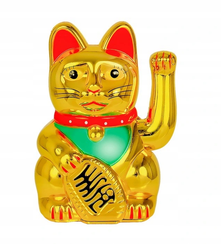 

Chiński Kot Szczęścia Japoński Maneki-neko 15cm