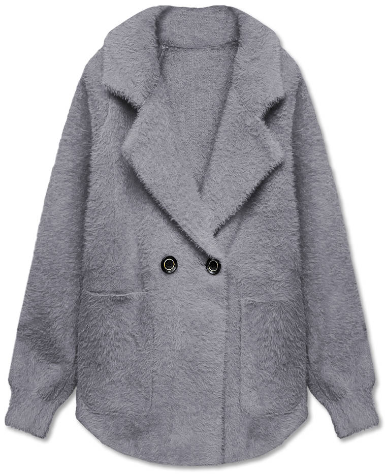 Přehozová Bunda Alpaka CJ65 Šedá Univerzální