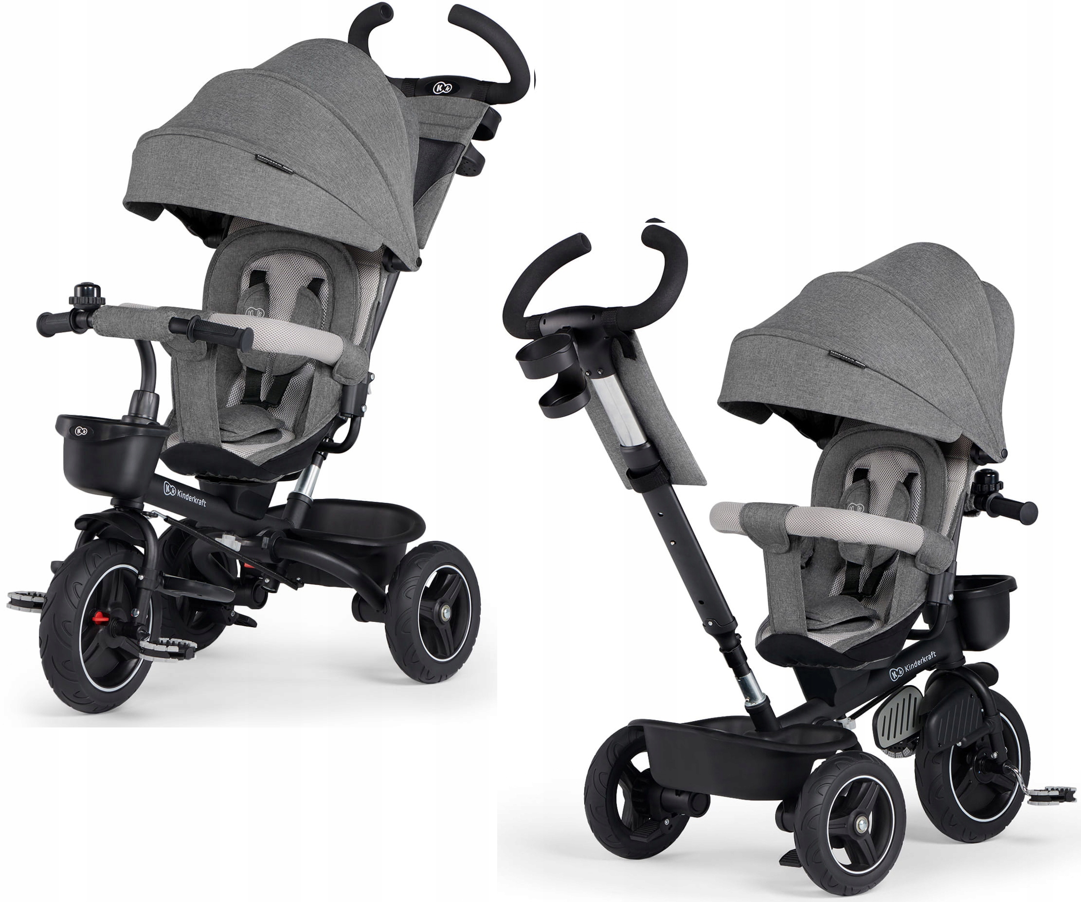 

Kinderkraft Spinstep rowerek trójkołowy Gray