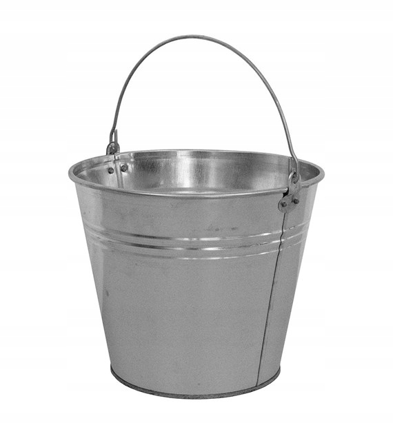WIADRO METALOWE OCYNKOWANE OCYNK WIADERKO 15L