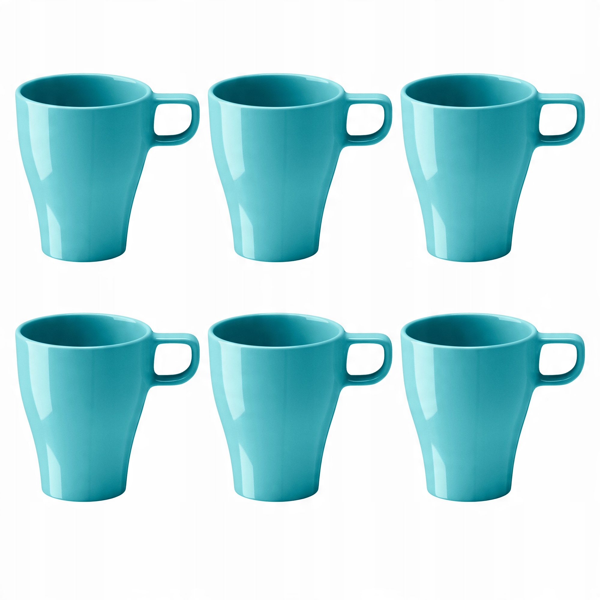 

Ikea Fargrik Kubek 250ML Turkus Zestaw Kubków 6SZT