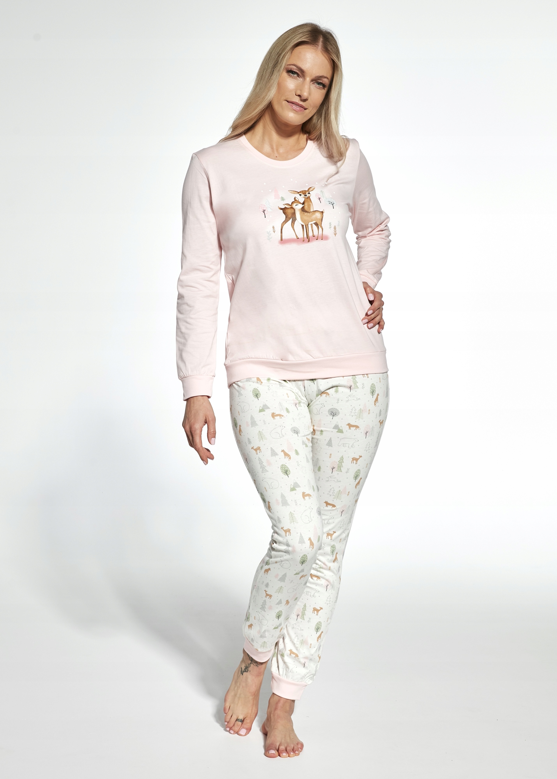 Dámské Pyžamo 467/343 Fall Dr XXL růžové