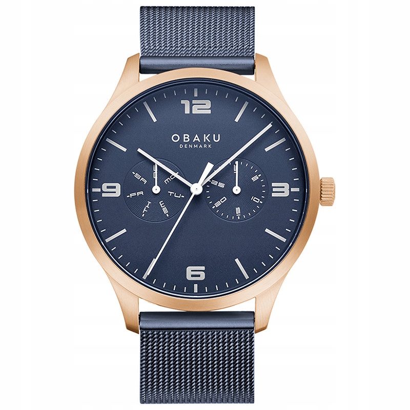 Pánské Hodinky Obaku Denmark V249GMVLML modré