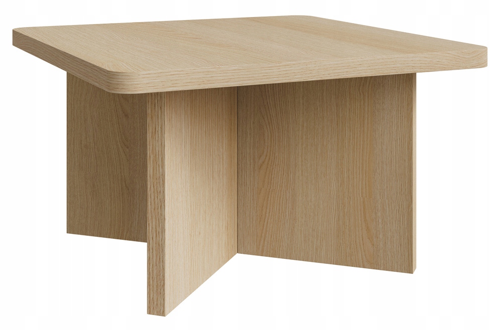 Kávový stolek Qubeo čtvercový 60 cm, olejovaný dub