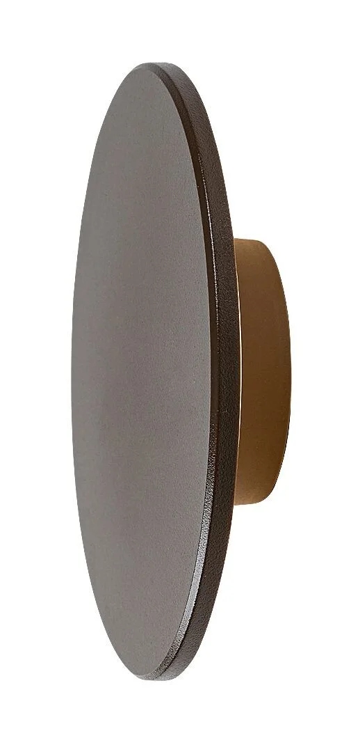 Venkovní nástěnné Led svítidlo 15W hnědé kulatý 22 cm IP65 Rabalux