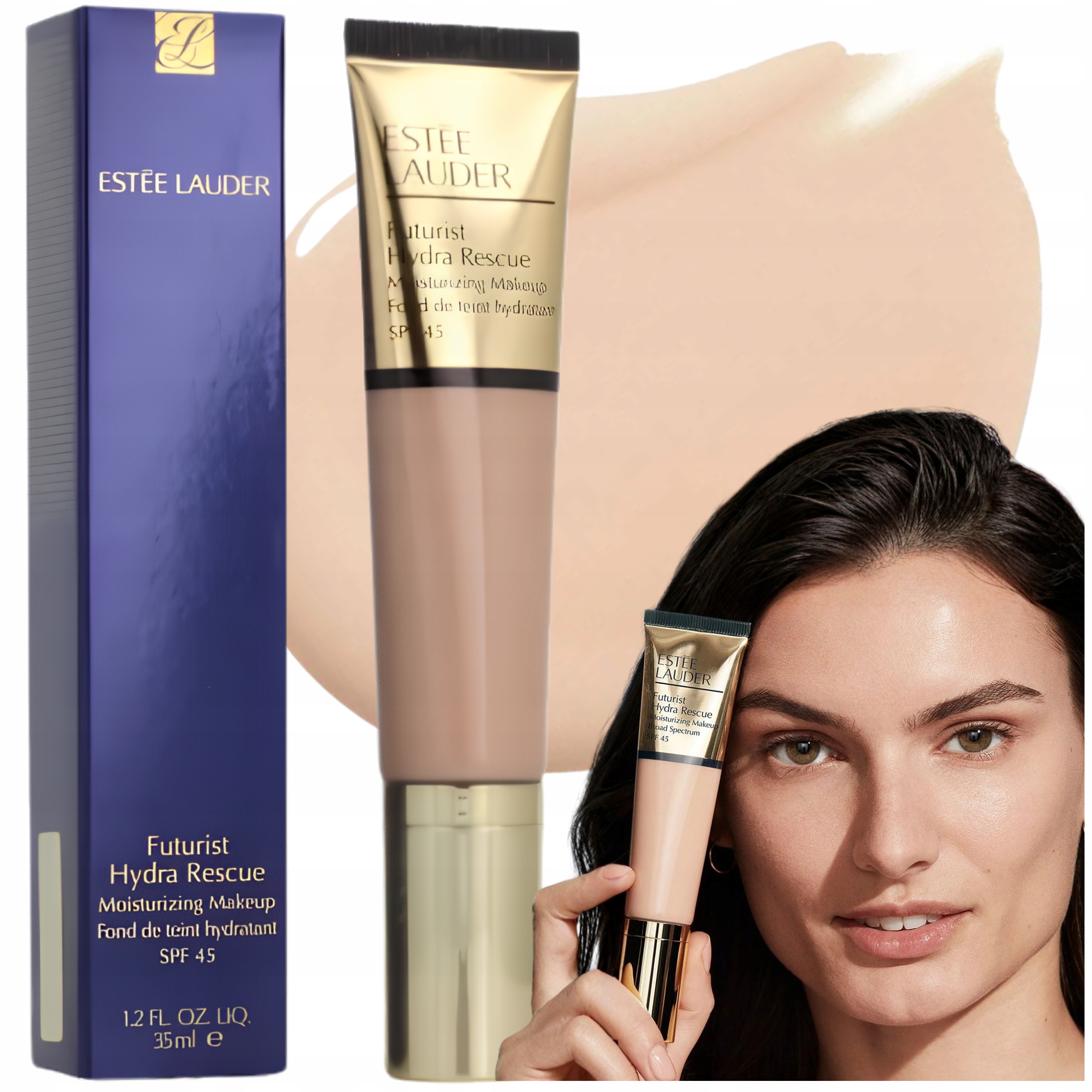 Estee Lauder Podkladová Báze na obličej Futurist Hydra Rescue 2N1 Desert Beige 35 ml