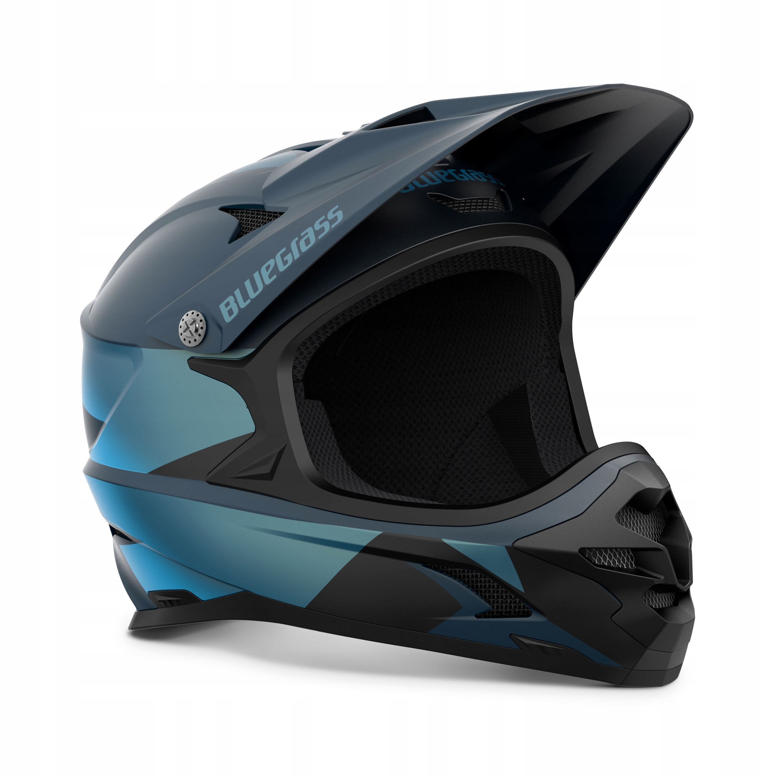 Kask Rowerowy Fullface Bluegrass Intox M 56-58CM Blue Matt Dirt Dh