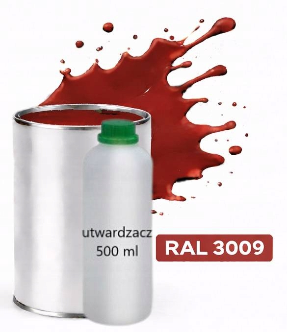 Ral 3009 Polyuretan Akryl 2:1 1L Lesklý Lak Tužidlo Normal 0,5L