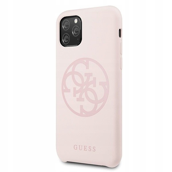 

Guess Hard Case Silicone Iphone 11 Pro Max Różowy