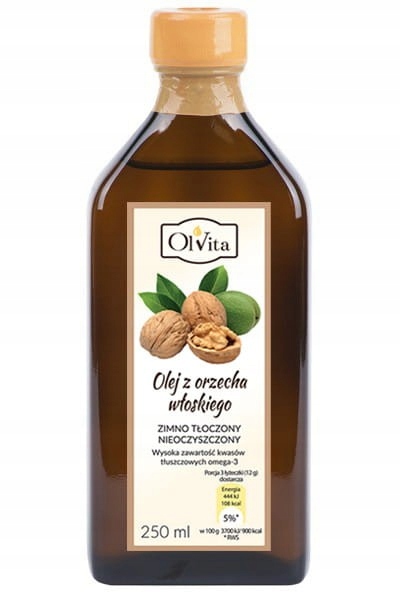 Levně Olej z vlašských ořechů za studena lisovaný 250 ml Olvita