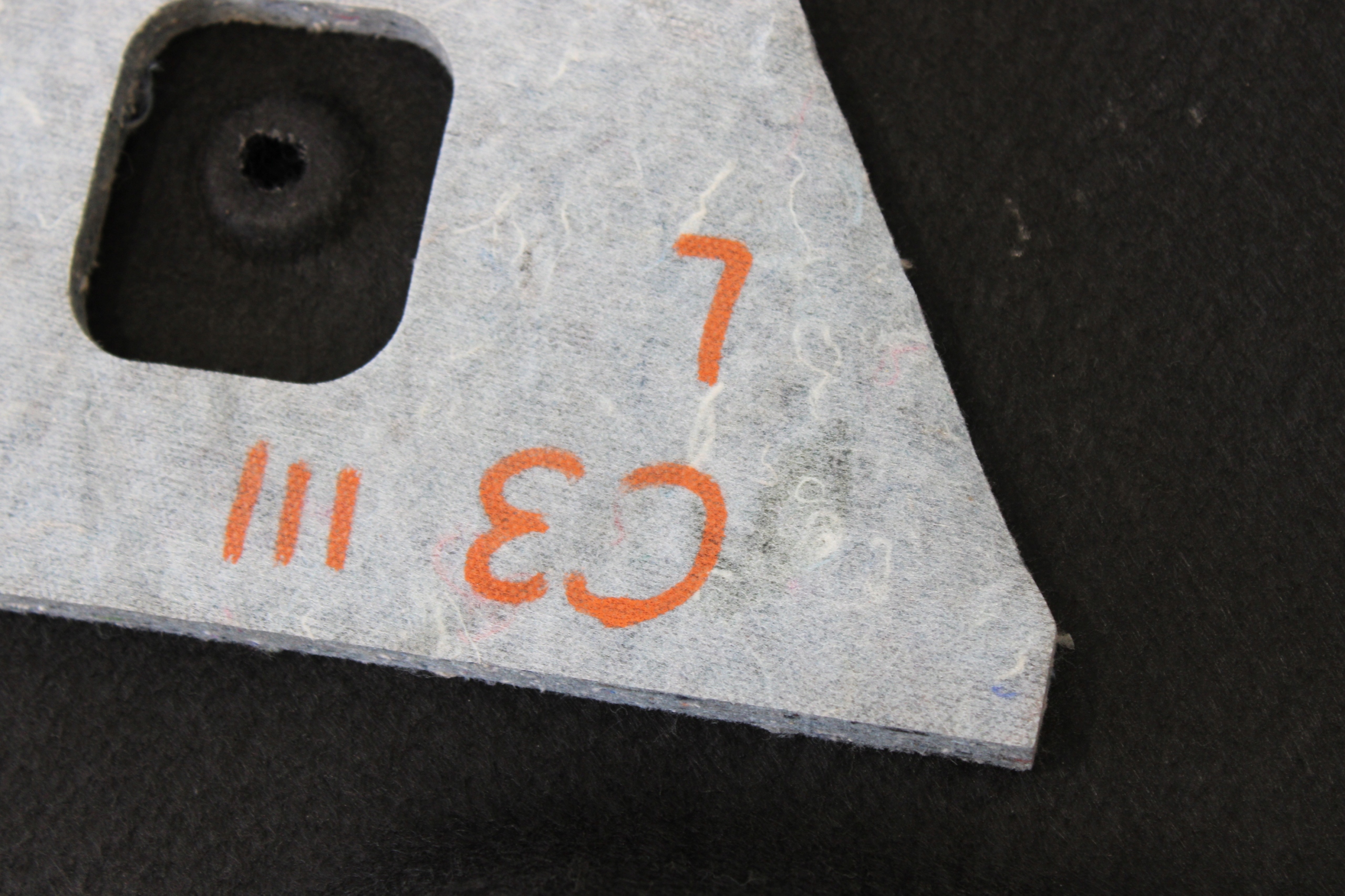 boot upholstery left rear part 98120207ZD CITROEN C3 III 3