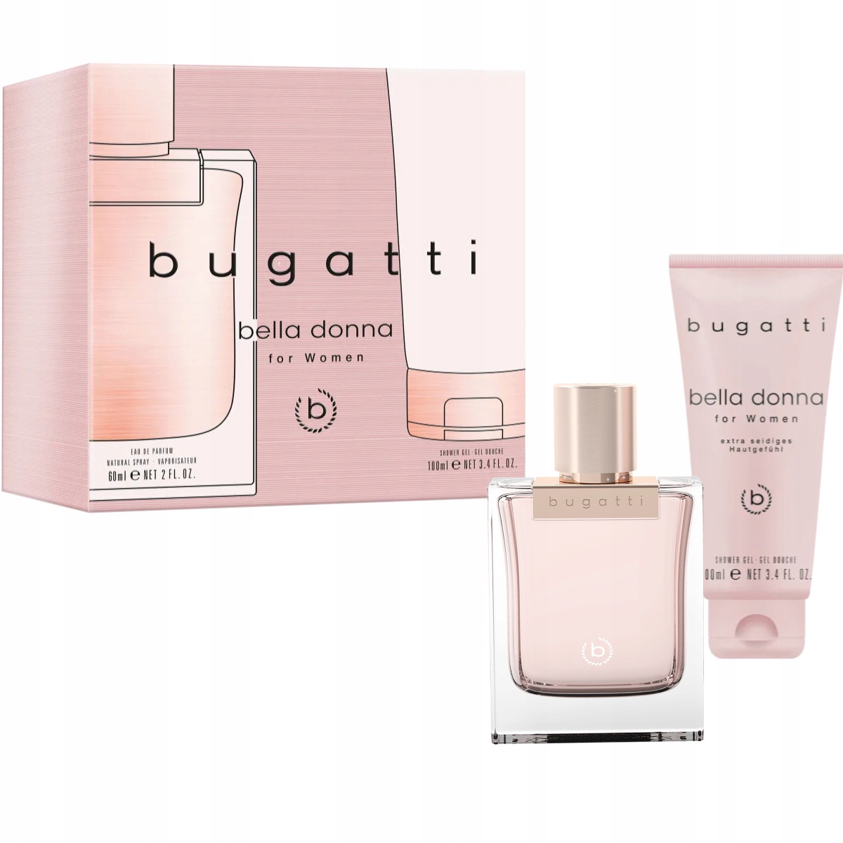 Bugatti Zestaw Prezentowy Bella Donna Woda Woda Perfumowana 60+ŻEL dla Pani