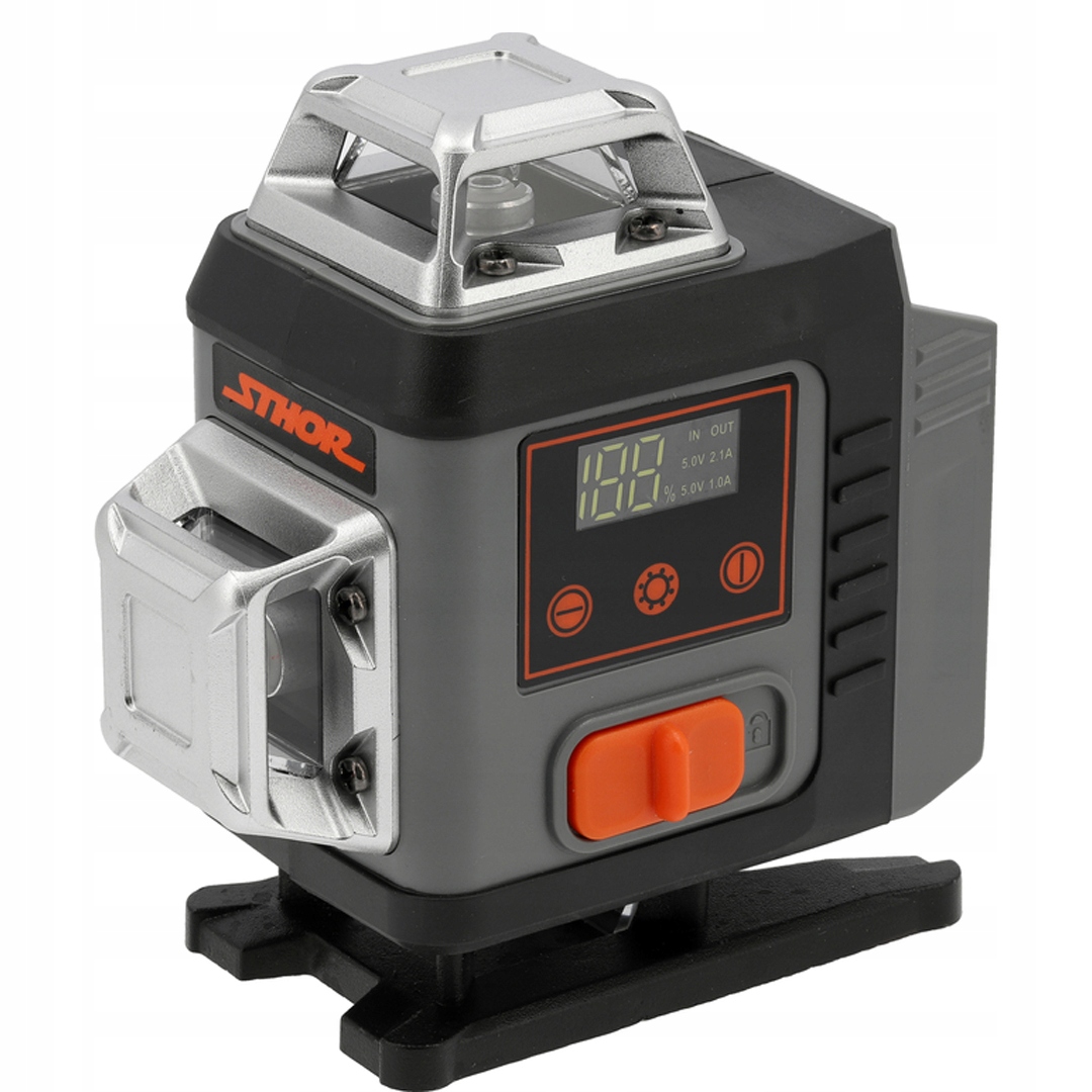 Samonivelační laser Sthor 18007 4D zelený 16 linek 25 m ±3 mm akumulátorový