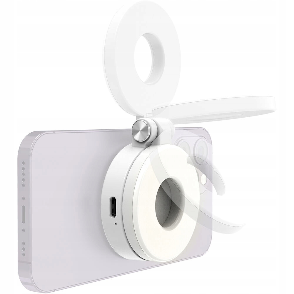 KraftGeek OTH-AB505 HaloGlow MagSafe Ring Light latarka Led magnetyczna
