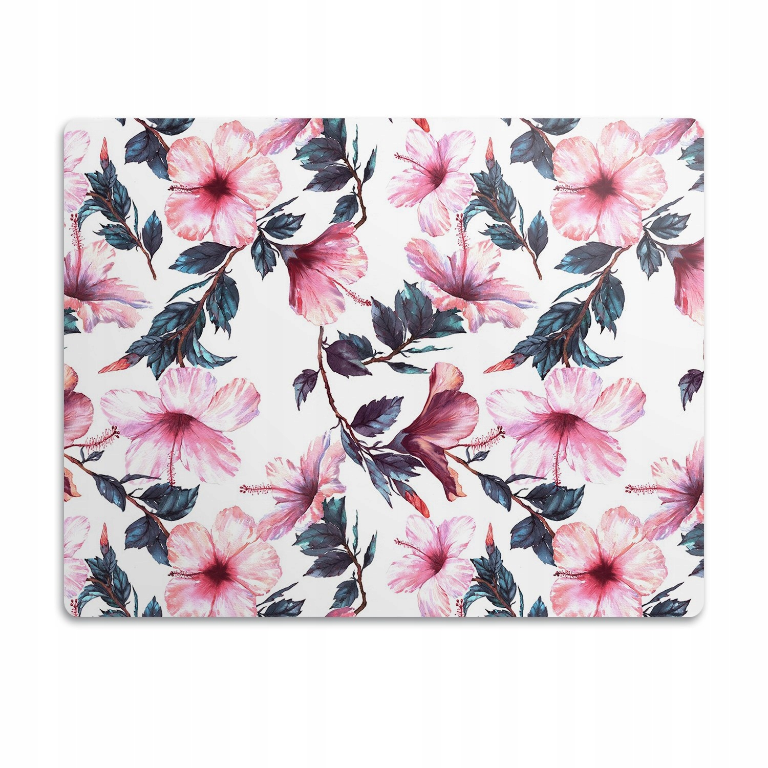 Levně Podložka pod misky pro psa Květiny Ibišek 60x40