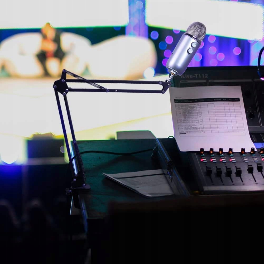 HAUEA Regulowany Stojak Mikrofonowy Kompatybilny Z Blue Yeti — miniatura 8