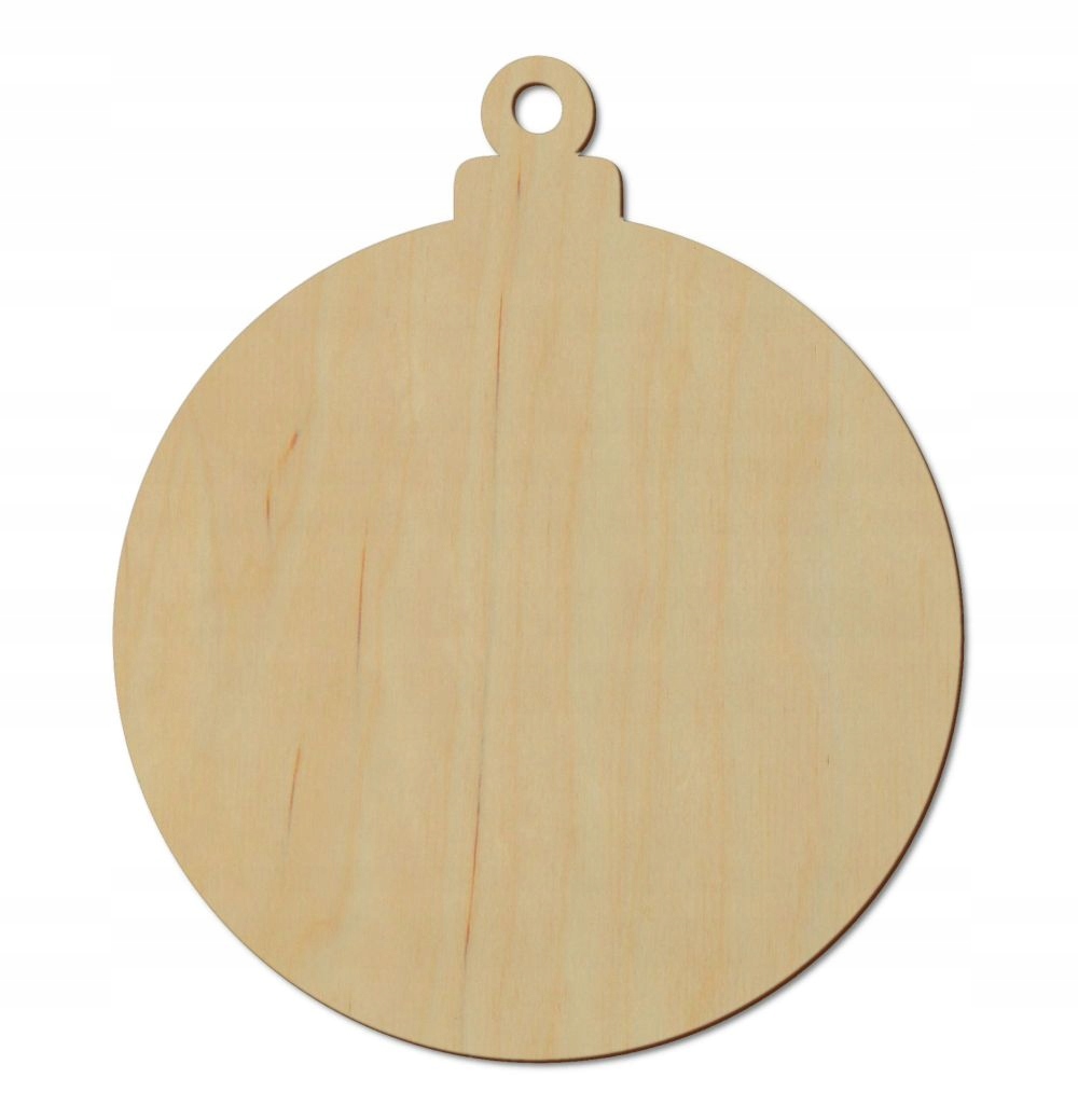 Bombka překližka Svatá ozdoba 12cm -50 Ks