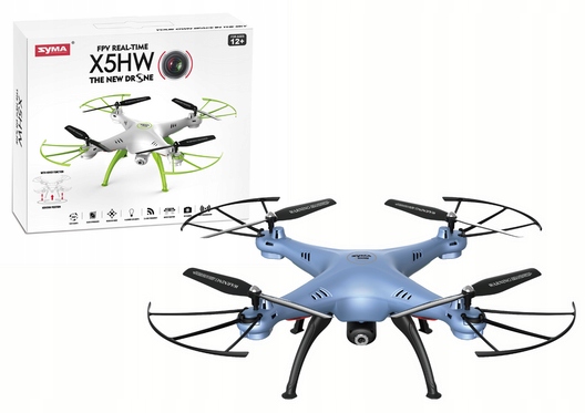 Dron zdalnie sterowany Syma X5HW niebieski