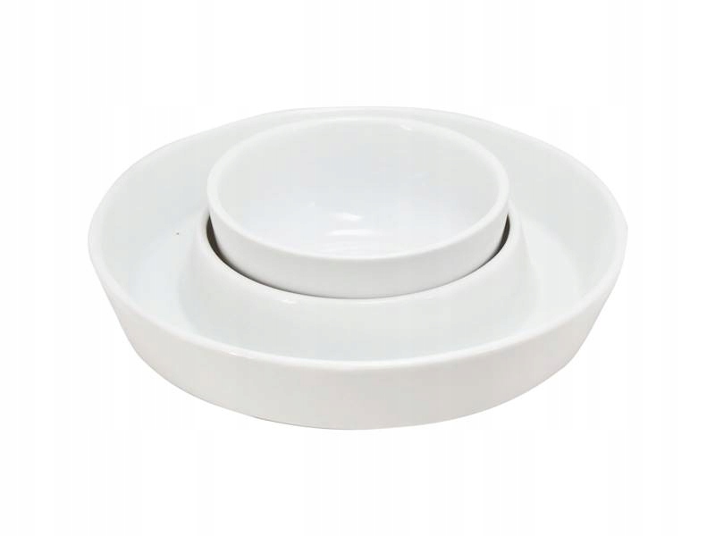 PATERA do dipów z miseczką PORCELANA