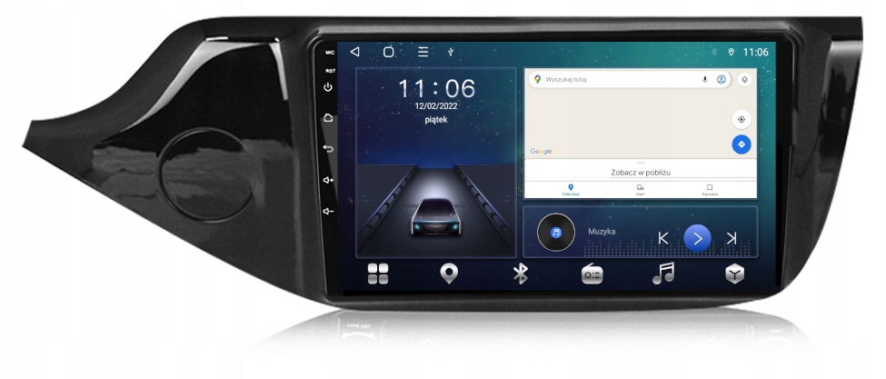 Rádio Gps Android Bt Kia Ceed 2012-2016 64GB Sim