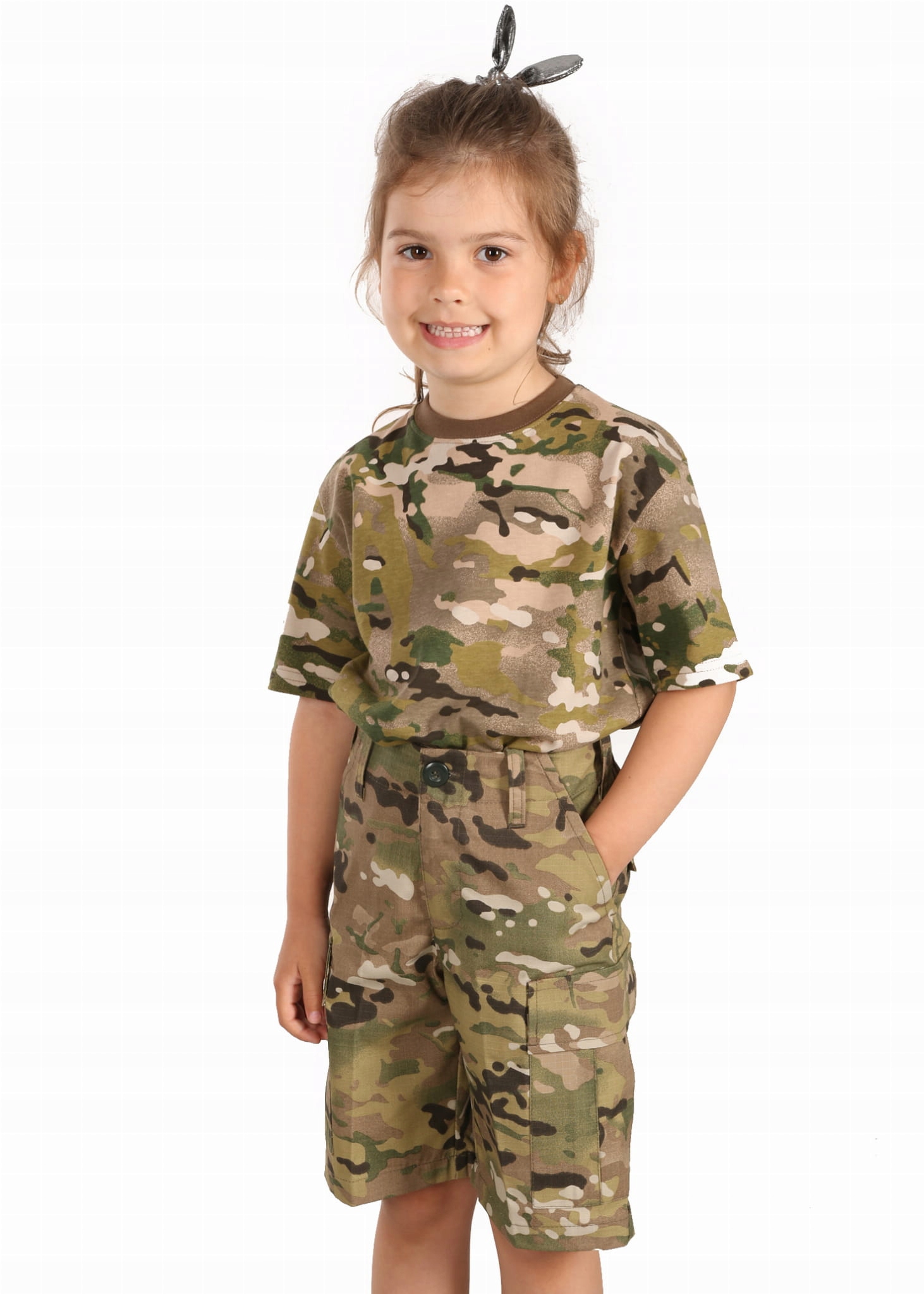 

Spodenki Bojówki Dziecięce Junior Morowo Camo L