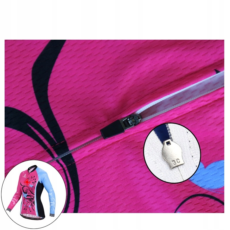 BLUZA DAMSKA ROWEROWA PLUS SIZE ROZPINANA DUŻE ROZMIARY ZIMOWA X-TIGER 6XL Model BLUZA DAMSKA ROWEROWA PLUS SIZE ROZPINANA