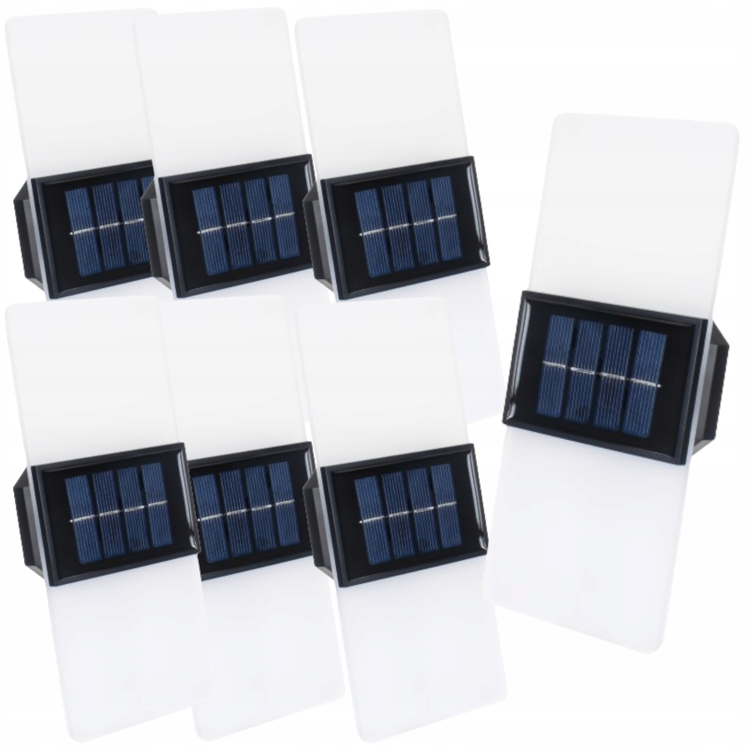 7 x solární nástěnné svítidlo Solární lampa Akryl Led Venkovní vodotěsný senzor