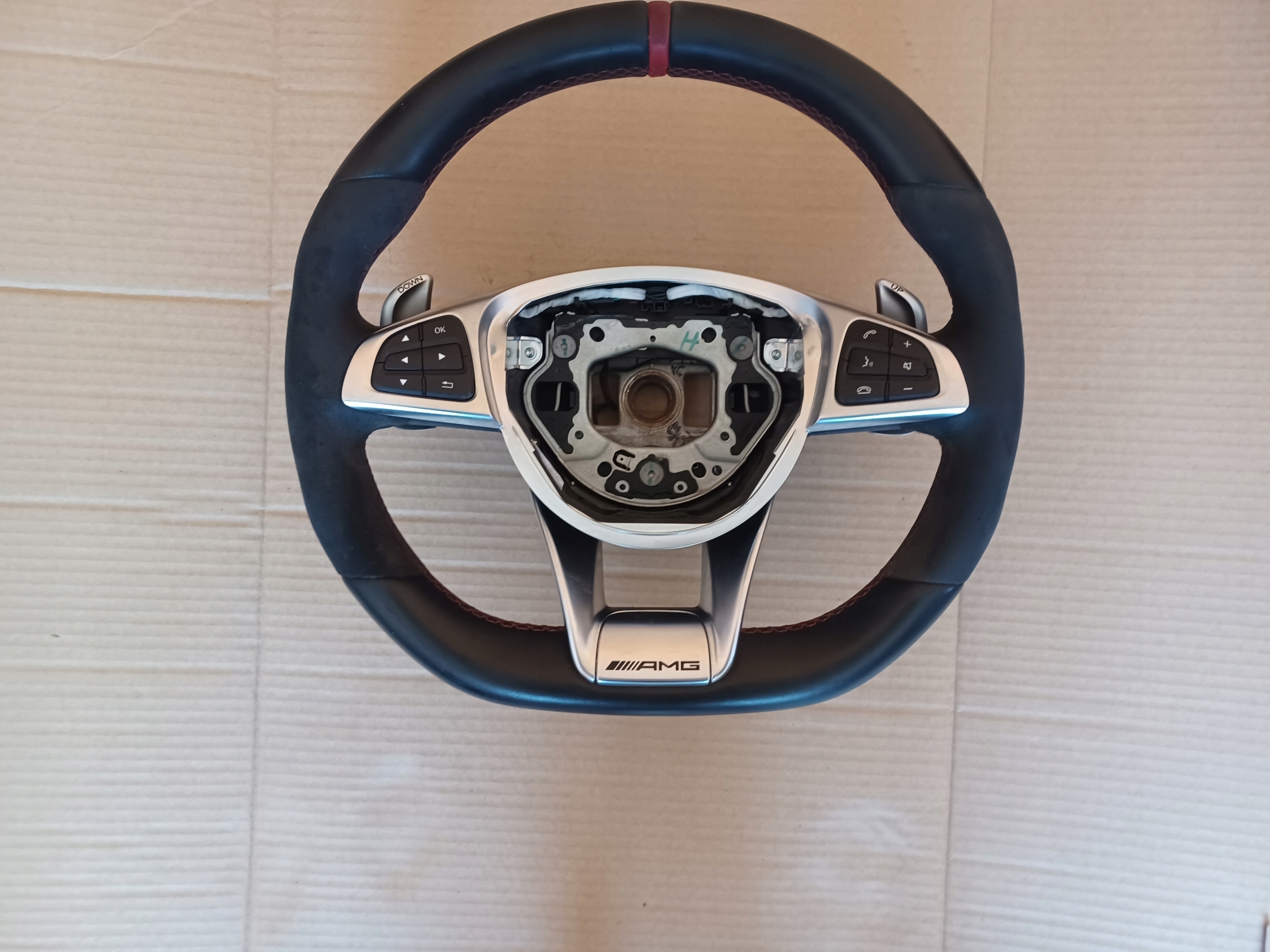 MERCEDES GL GLS W166 166 AMG рулевое колесо кожа