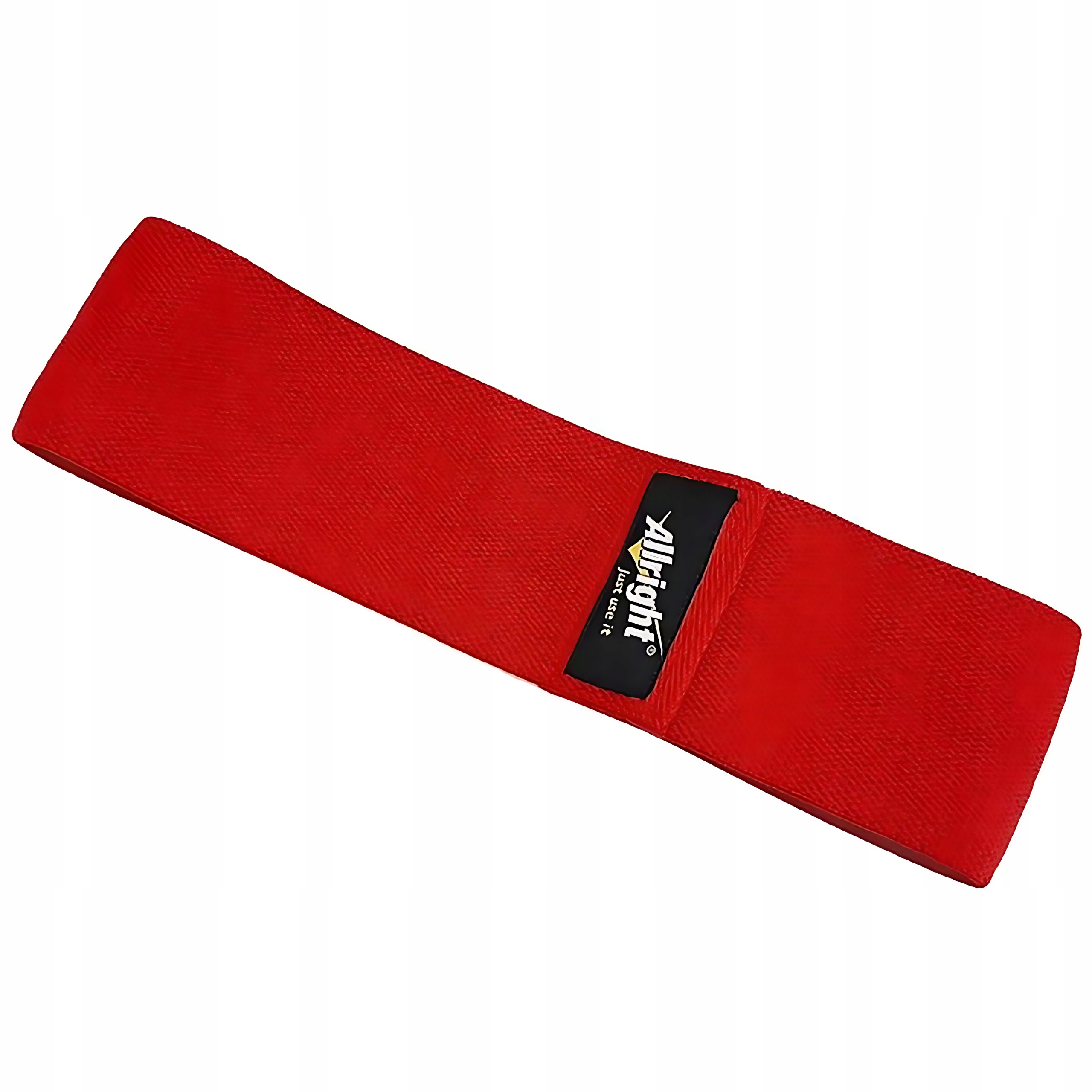 Opaska Allright Hip Belt S 66 x 8 cm Taśma Crossfit Fitness Joga Czerwona
