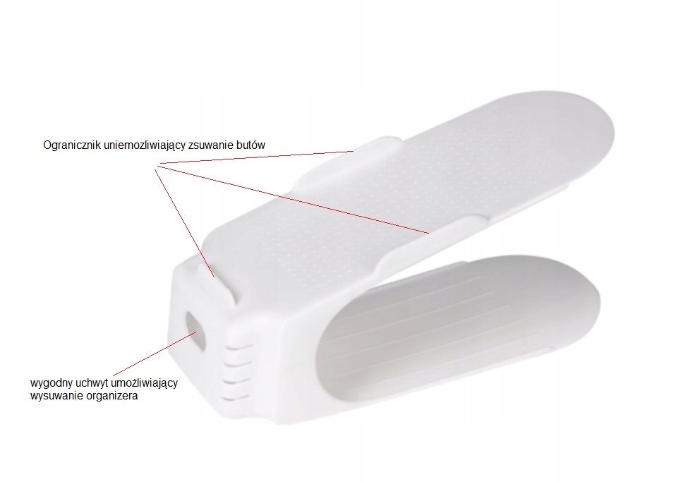 Органайзер для обуви белая модель opta