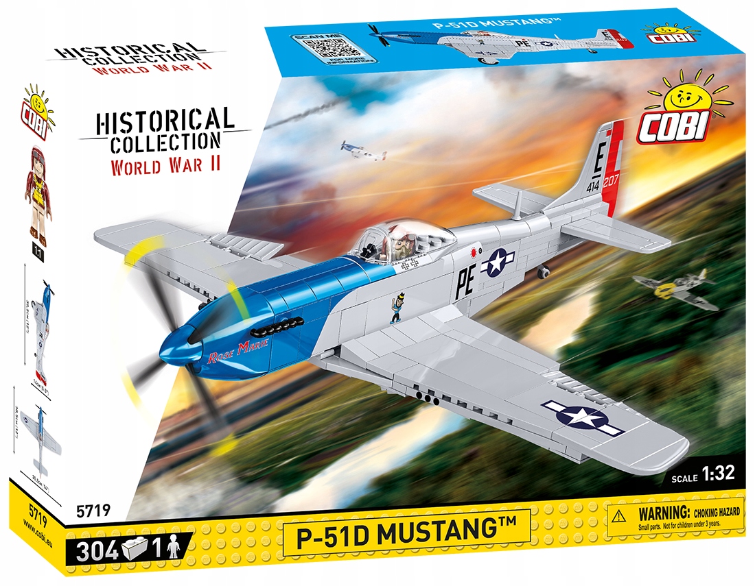 

Klocki Cobi Wojsko Samolot Mustang P51-D komp lego
