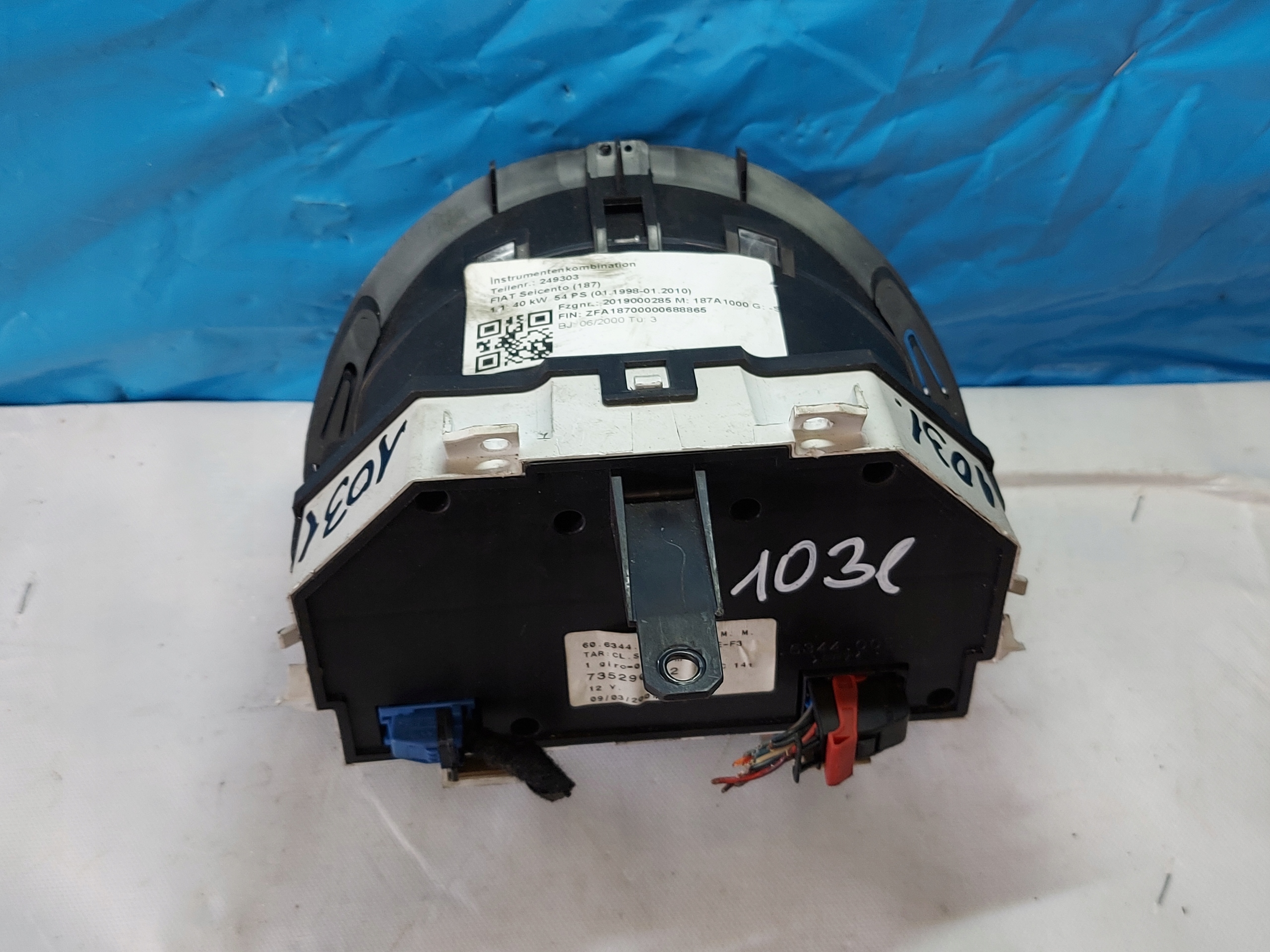 dials clock FIAT SEICENTO 1.1 B 735290632