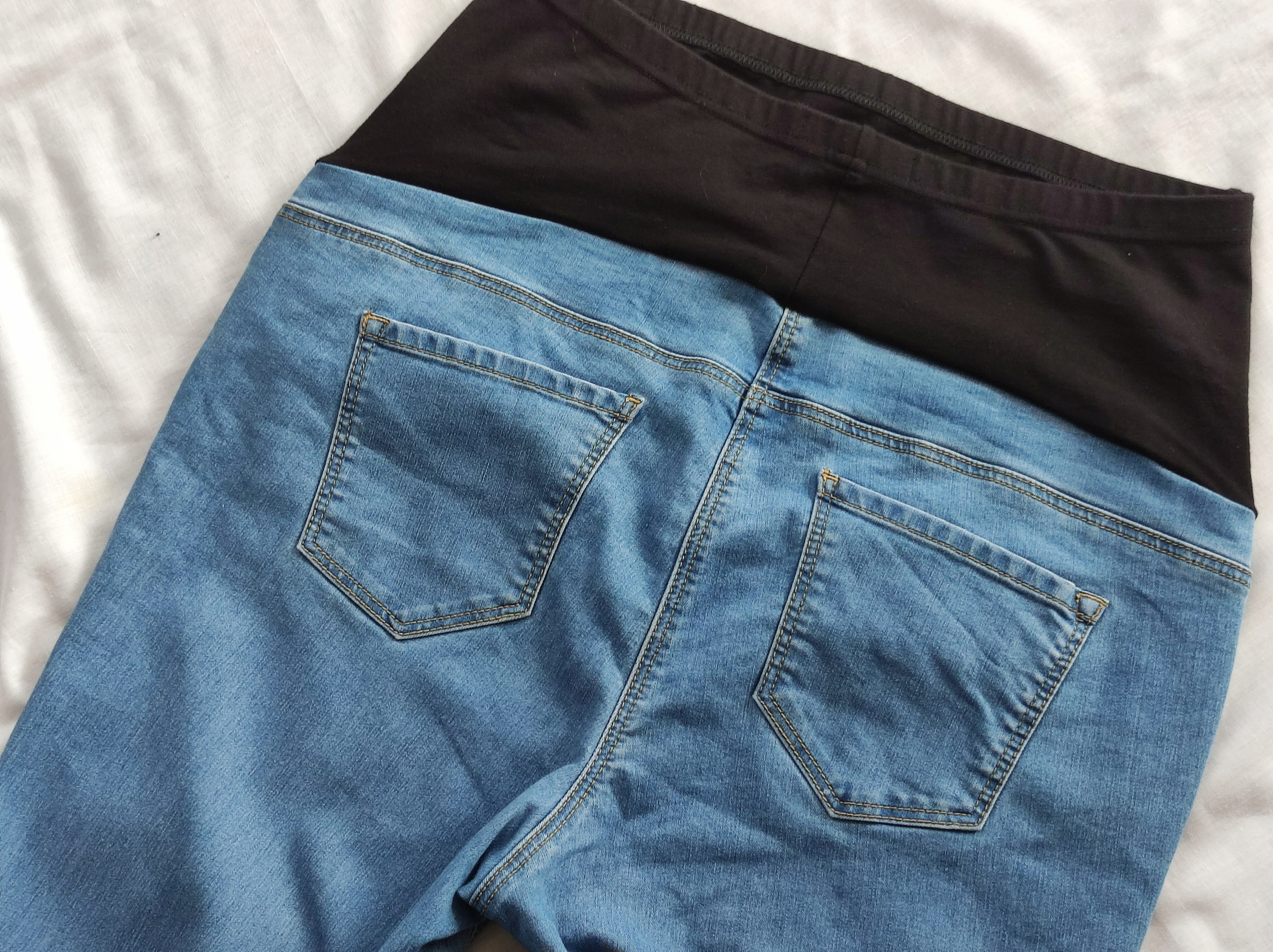 GEORGE SUPER SPODNIE CIĄŻOWE ROZCIĄG.RURKI 40 BDB Rozmiar 40