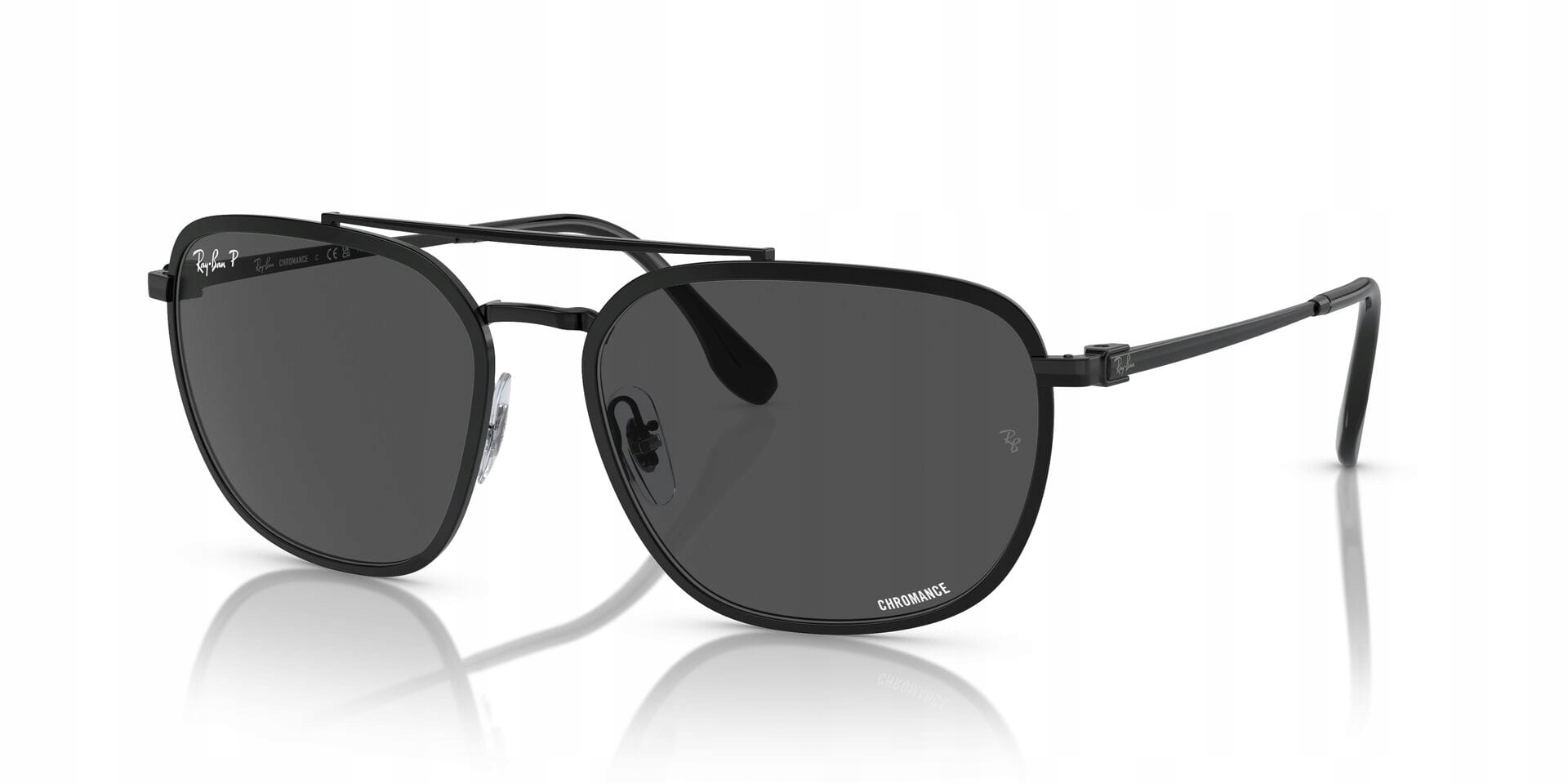 Sluneční brýle Ray-Ban RB3708 002/K8 56 Black Polarized Dark Grey