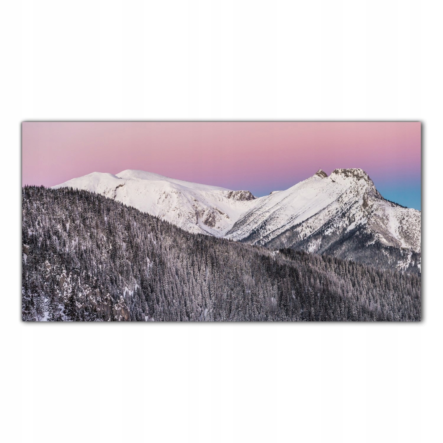 

Hartowany Obraz Szklany Giewont Polska Góry 100x50