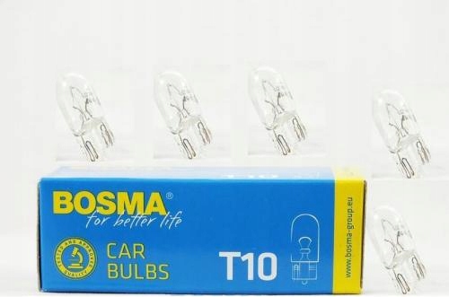 Zarowka zarowki Bosma 12V 5W T10 W5W kpl 5 szt Ztn