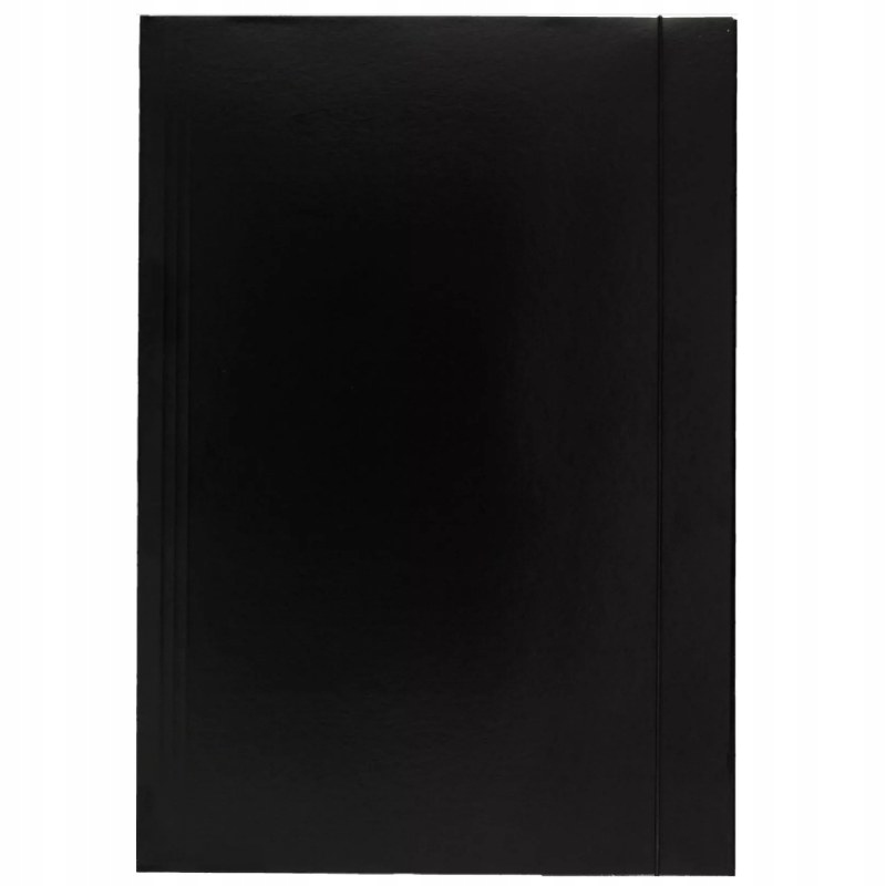 

Teczka z Gumką A4 Barbara 300g Kartonowa Czarna