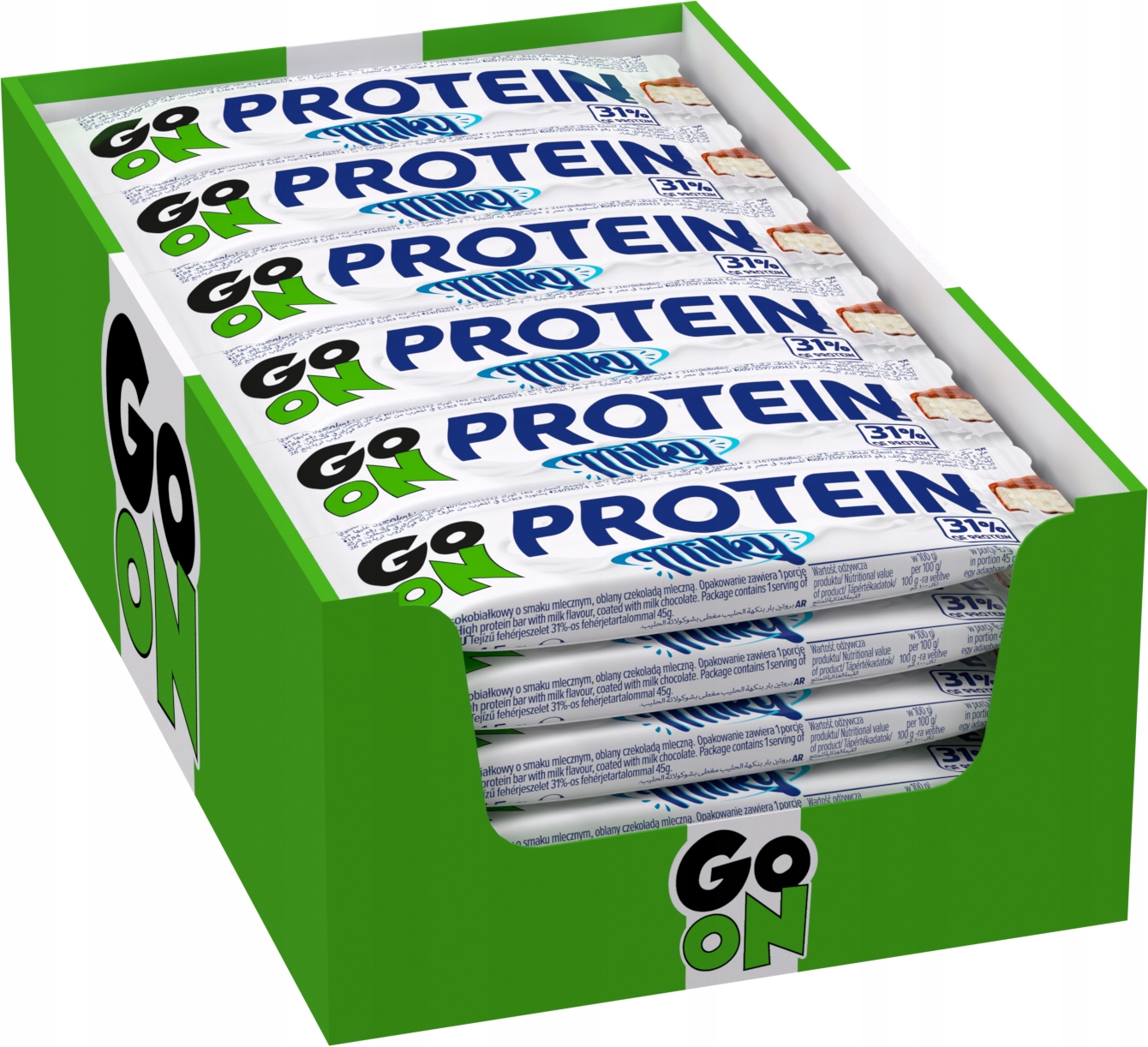 Levně Sante Go On High Protein Milky 45G 31% Proteinová Tyčinka Mléčná