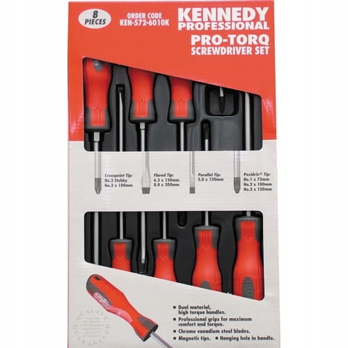 Zestaw wkrętaków Pro-Torq 8szt. Kennedy